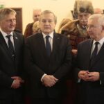 11.12.2019 Sandomierz. Zbigniew Koniusz - wojewoda, Piotr Gliński - wicepremier i Krzysztof Lipiec - poseł / Wiktor Taszlow / Radio Kielce