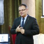 Kielce. 12.12.2019. Spotkanie z Krzysztofem Kasprzykiem współzałożycielem i działaczem Niezależnego Zrzeszenia Studentów w Wyższej Szkole Pedagogicznej w Kielcach. Na zdjęciu: Marek Jończyk - kielecka delegatura Instytutu Pamięci Narodowej / Wiktor Taszłow / Radio Kielce