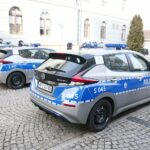 Kielce. 16.12.2019. Nowe pojazdy elektryczne przekazane świętokrzyskiej policji / Wiktor Taszłow / Radio Kielce