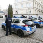 Kielce. 16.12.2019. Nowe pojazdy elektryczne przekazane świętokrzyskiej policji / Wiktor Taszłow / Radio Kielce