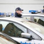 Kielce. 16.12.2019. Nowe pojazdy elektryczne przekazane świętokrzyskiej policji / Wiktor Taszłow / Radio Kielce