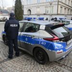 Kielce. 16.12.2019. Nowe pojazdy elektryczne przekazane świętokrzyskiej policji / Wiktor Taszłow / Radio Kielce