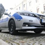 Kielce. 16.12.2019. Nowe pojazdy elektryczne przekazane świętokrzyskiej policji / Wiktor Taszłow / Radio Kielce