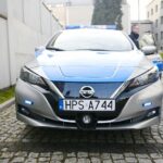 Kielce. 16.12.2019. Nowe pojazdy elektryczne przekazane świętokrzyskiej policji / Wiktor Taszłow / Radio Kielce