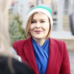 Kielce. 16.12.2019. Akcja "Ekologiczne Święta z WFOŚiGW w Kielcach". Na zdjęciu: Anna Krupka - wiceminister sportu / Wiktor Taszłow / Radio Kielce