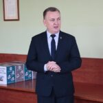 Kielce. 17.12.2019. Rozstrzygnięcie 17. edycji konkursu "Pomóż Dzieciom Bezpiecznie Spędzić Wakacje". Na zdjęciu: Robert Jaworski - burmistrz Chęcin / Wiktor Taszłow / Radio Kielce