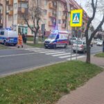 07.12.2019 Końskie. Potrącenie na przejściu dla pieszych / Magdalena Galas-Klusek / Radio Kielce