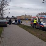 21.12.2019. Końskie wypadek skrzyżowaniu ulicy Warszawskiej i Staszica / Magdalena Galas-Klusek / Radio Kielce