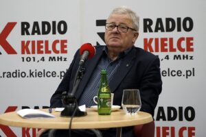 08.12.2019. Studio Polityczne Radia Kielce. Czesław Siekierski, PSL / Robert Felczak / Radio Kielce