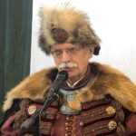 11.12.2019. Sandomierz. Zespół Szkół Centrum Kształcenia Rolniczego. Dzień Patrona Szkoły. Na zdjęciu Karol Bury - kasztelan Chorągwi Rycerstwa Ziemi Sandomierskiej / Grażyna Szlęzak-Wójcik / Radio Kielce