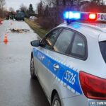 30.01.2020. Krzcin. Śmiertelne potrącenie rowerzysty / Świętokrzyska Policja