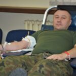 14.01.2020. Kielce. Żołnierze z Centrum Przygotowań do Misji Zagranicznych w Kielcach oddali krew / CPdMZ w Kielcach
