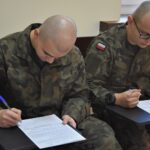 14.01.2020. Kielce. Żołnierze z Centrum Przygotowań do Misji Zagranicznych w Kielcach oddali krew / CPdMZ w Kielcach