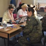 14.01.2020. Kielce. Żołnierze z Centrum Przygotowań do Misji Zagranicznych w Kielcach oddali krew / CPdMZ w Kielcach