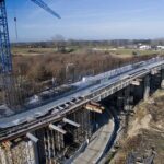 09.01.2020. Nowy Korczyn. Budowa mostu na Wiśle / Paweł Zagaja / facebook