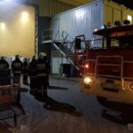 06.01.2020. Micigózg. Pożar w zakładzie utylizacji elektrośmieci / OSP KSRG Piekoszów