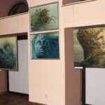 15.01.2020. Kielce. Wystawa prac autorstwa Krzysztofa Cieślaka / Wieża Sztuki