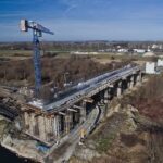 09.01.2020. Nowy Korczyn. Budowa mostu na Wiśle / Paweł Zagaja / facebook