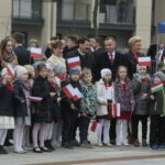 Kielce. Wizyta prezydentów Polski i Węgier. Powitanie przed WDK / Marzena Mąkosa / Radio Kielce