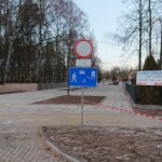 06.01.2020. Busko-Zdrój. Nowy deptak przy ulicy Rzewuskiego / Marta Gajda / Radio Kielce