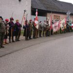 19.01.2020. Wąchock. Zakończenie centralnych obchodów 157. rocznicy wybuchu powstania styczniowego. Na zdjęciu pierwszy od lewej marszałek województwa świętokrzyskiego / Anna Głąb / Radio Kielce