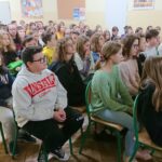 22.01.2020. Starachowice. Spotkanie w Szkole Podstawowej nr 9 poświęcone powstaniu styczniowemu prowadzone przez Świętokrzyskie Stowarzyszenie Historyczne GROT Oddział Powstańczy 1863 / Anna Głąb / Radio Kielce