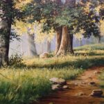 26.01.2020. Skarżysko-Kamienna. Wystawa poplenerowa klubu SKART / Anna Głąb / Radio Kielce