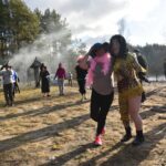 05.01.2020. Stara Kuźnica. Morsowanie / Magdalena Galas-Klusek / Radio Kielce