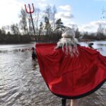 05.01.2020. Stara Kuźnica. Morsowanie / Magdalena Galas-Klusek / Radio Kielce