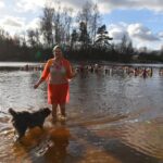 05.01.2020. Stara Kuźnica. Morsowanie / Magdalena Galas-Klusek / Radio Kielce