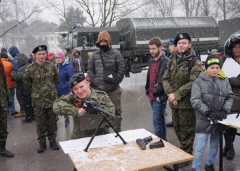 29.01.2020. Kielce. „Ferie z wojskiem” w Centrum Przygotowań do Misji Zagranicznych w Kielcach / Michał Kita / Radio Kielce