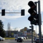 21.01.2020. Kielce. Awaria sygnalizacji świetlnej na skrzyżowaniu ulicy Warszawskiej z aleją IX Wieków Kielc / Piotr Kwaśniewski / Radio Kielce
