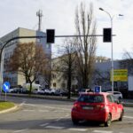 21.01.2020. Kielce. Awaria sygnalizacji świetlnej na skrzyżowaniu ulicy Warszawskiej z aleją IX Wieków Kielc / Piotr Kwaśniewski / Radio Kielce