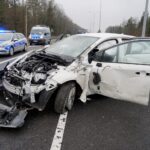 22.01.2020. Wiśniówka. Karambol na trasie S7 / Piotr Kwaśniewski / Radio Kielce