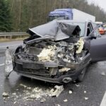 22.01.2020. Wiśniówka. Karambol na trasie S7 / Piotr Kwaśniewski / Radio Kielce