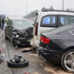 22.01.2020. Wiśniówka. Karambol na trasie S7 / Piotr Kwaśniewski / Radio Kielce