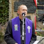 17.09.2019. Kielce. Uroczystości 80. rocznicy agresji sowieckiej na Polskę. Na zdjęciu: ks. Tomasz Gocel - kapelan Wojewódzkiego Oddziału Związku Sybiraków w Kielcach / Piotr Kwaśniewski / Radio Kielce