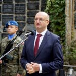 17.09.2019. Kielce. Uroczystości 80. rocznicy agresji sowieckiej na Polskę. Na zdjęciu: Piotr Wawrzyk - wiceminister spraw zagranicznych / Piotr Kwaśniewski / Radio Kielce