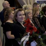 25.01.2020. Lubachowy. Studniówka Liceum Ogólnokształcącego im. Mikołaja Reja w Jędrzejowie. Na zdjęciu (w środku): Anna Krupka - wiceminister sportu / Mateusz Kaczmarczyk / Radio Kielce