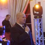 25.01.2020. Lubachowy. Studniówka Liceum Ogólnokształcącego im. Mikołaja Reja w Jędrzejowie. Na zdjęciu: Marcin Piszczek - burmistrz Jędrzejowa / Mateusz Kaczmarczyk / Radio Kielce