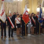 Relikwie błogosławionego ks. Jerzego Popiełuszki zostały uroczyście wprowadzone do kościoła pod wezwaniem Podwyższenia Krzyża Świętego w Łopusznie / Wiktor Dziarmaga / Radio Kielce