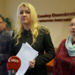 31.01.2020 Kielce. Na zdjęciu od lewej: poseł Andrzej Szejna  - przewodniczący świętokrzyskiego SLD, Małgorzata Marenin - dyrektor biura poselskiego Andrzeja Szejny, Bogusława Długosz  / Michał Kita / Radio Kielce