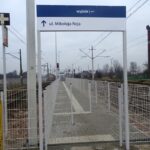 09.01.2020 Jędrzejów. Dworzec PKP. Przejście przez tory / Ewa Pociejowska-Gawęda / Radio Kielce