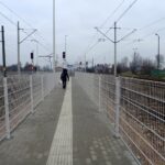 09.01.2020 Jędrzejów. Dworzec PKP. Przejście przez tory / Ewa Pociejowska-Gawęda / Radio Kielce