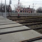 09.01.2020 Jędrzejów. Dworzec PKP. Przejście przez tory / Ewa Pociejowska-Gawęda / Radio Kielce