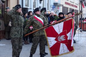 Bodzentyn. Zakończenie XXVI Marszu Szlakiem Powstańców Styczniowych Suchedniów-Bodzentyn / Anna Głąb / Radio Kielce