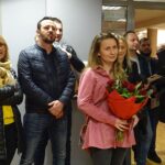 25.01.2020. Jędrzejów. „Galeria na piętrze”. Wystawa jędrzejowianina Piotra Bekiera / Ewa Pociejowska-Gawęda / Radio Kielce