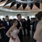 25.01.2020. Nagłowice. Studniówka III LO i Technikum nr 2 w Zespole Szkół nr 3 we Włoszczowie / Robert Szumielewicz / Radio Kielce