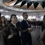 25.01.2020. Nagłowice. Studniówka III LO i Technikum nr 2 w Zespole Szkół nr 3 we Włoszczowie / Robert Szumielewicz / Radio Kielce