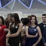 25.01.2020. Nagłowice. Studniówka III LO i Technikum nr 2 w Zespole Szkół nr 3 we Włoszczowie / Robert Szumielewicz / Radio Kielce